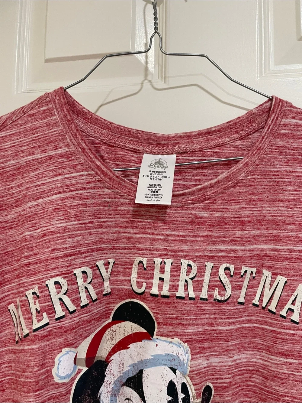 Disney Mickey Mouse Holiday Lodge Tee men’s 4xl